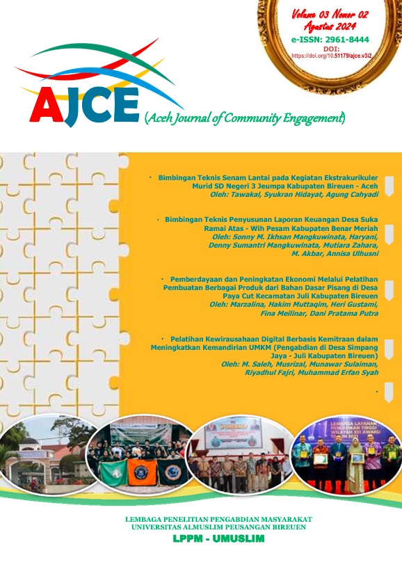 					View Vol. 3 No. 2 (2024): AJCE, AGUSTUS 2024
				