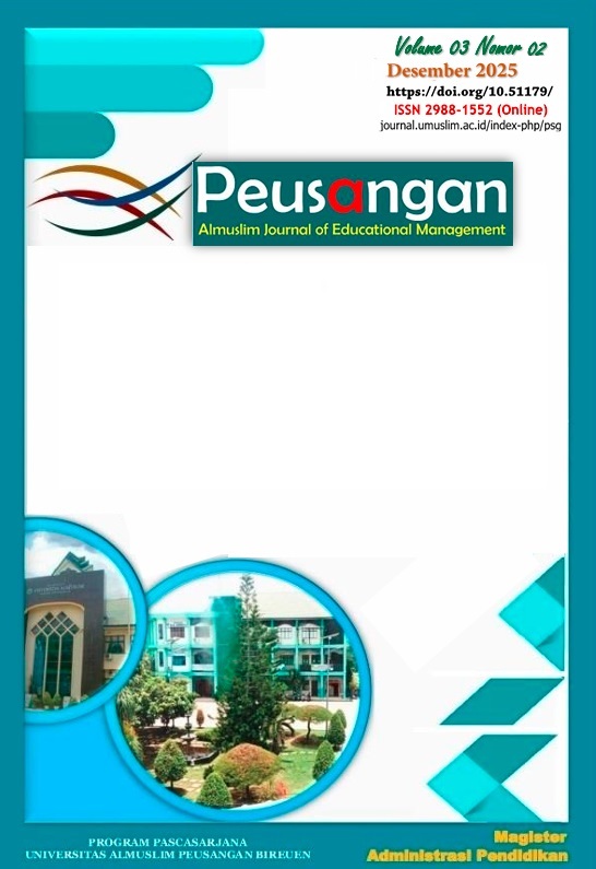 					Lihat Vol 3 No 2 (2025): Peusangan, Desember 2025
				
